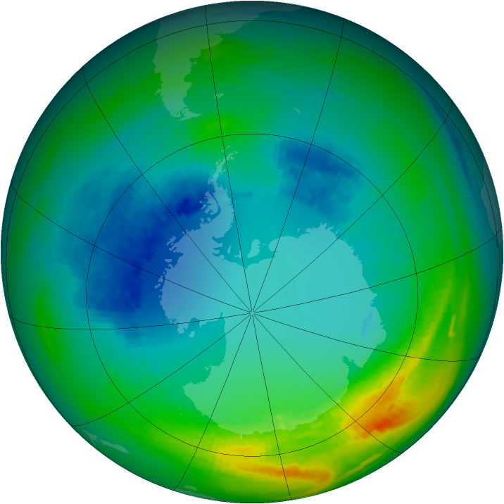 Ozone Map 1988-08-15